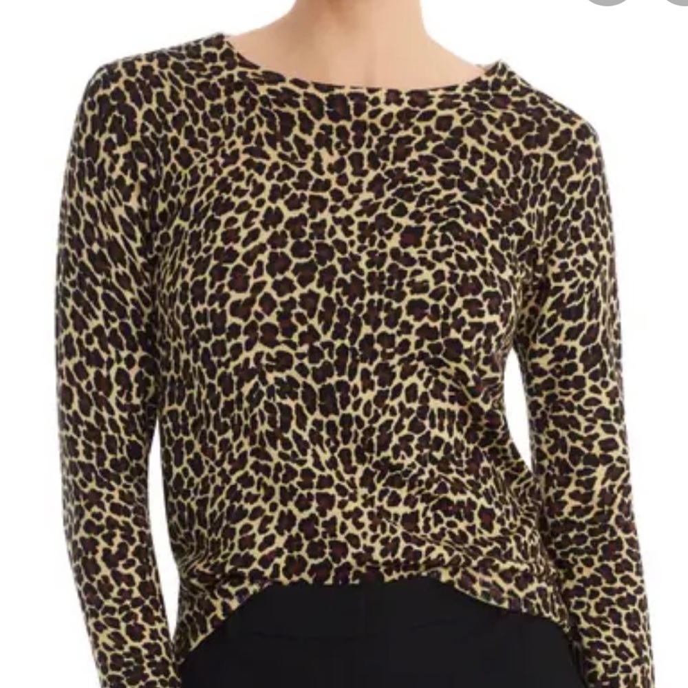 J Crew Tippi sweater in leopard print 🐆